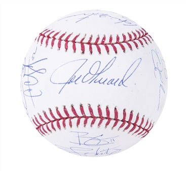 2009 New York Yankees Team Signed OML Selig World Series Baseball With 15 Signatures (Steiner & Beckett)